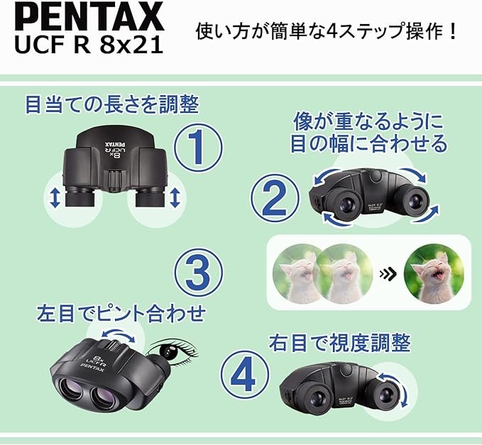 8x21 Compact Binoculars Portable Lightweight HD Travel Hiking Viewing