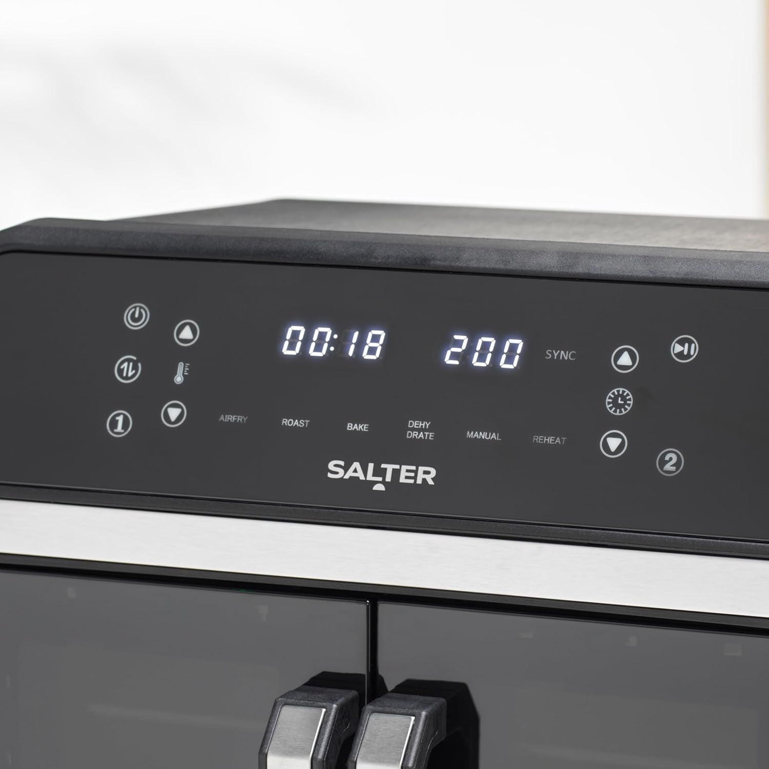 XL Air Fryer Oven 15L | Multi-Level, Dual Windows, Rotisserie, 6 Presets, 2300W