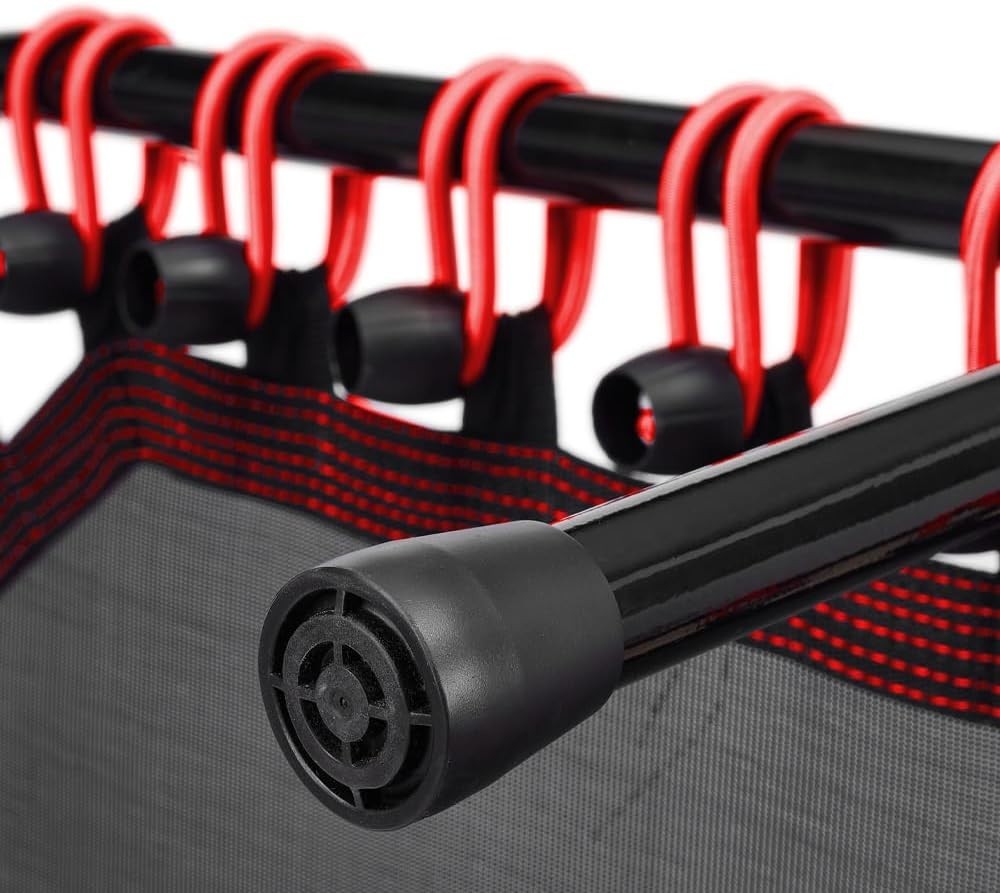 51 Inch Adult Fitness Trampoline Quiet Bungee Rebounder T-Bar 150KG