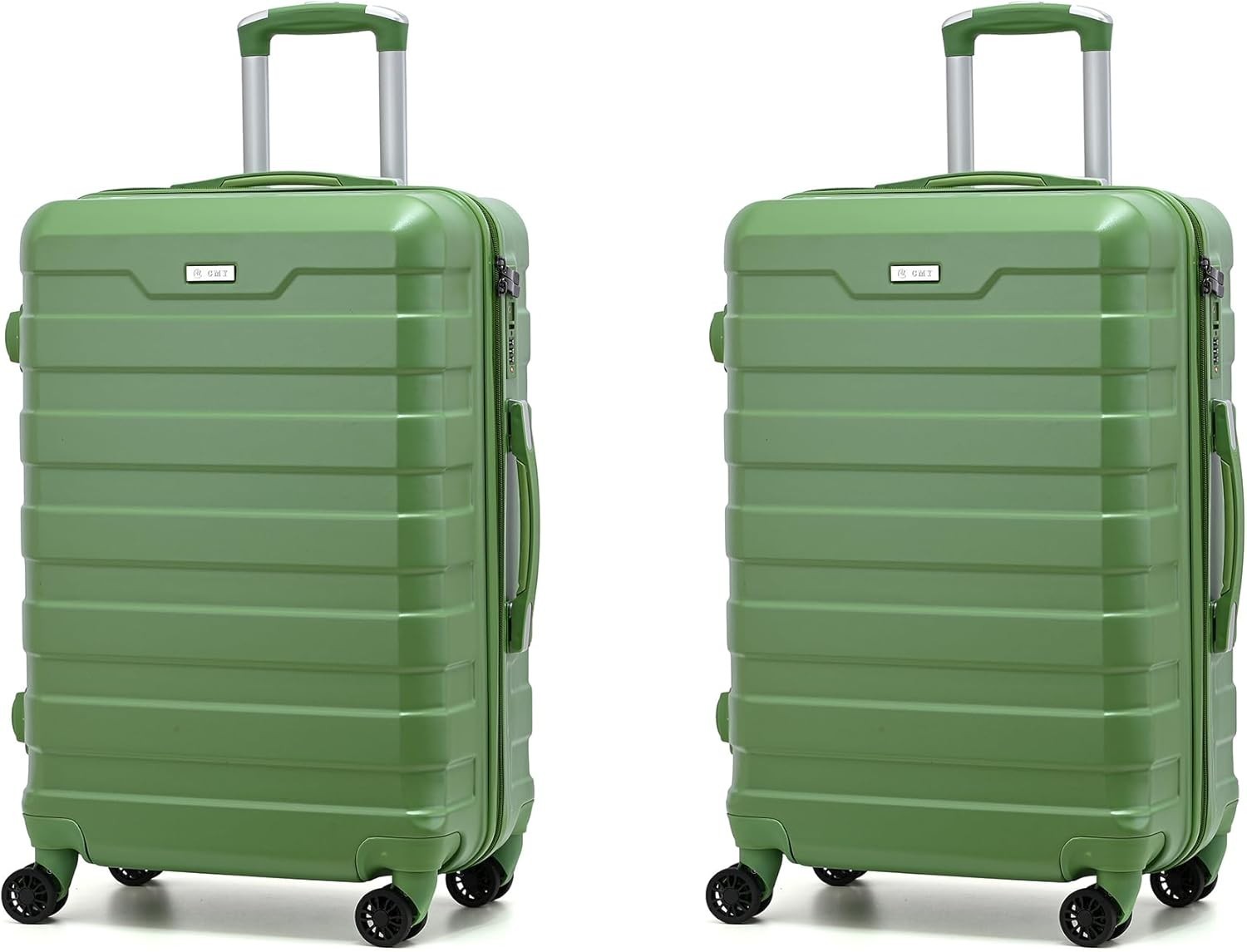 Carry On Luggage Duo 20” x2 Lightweight Hard Shell TSA Lock Spinner
