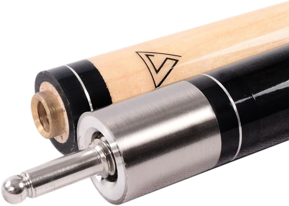 58in Pool Cue Stick 13mm Tip Irish Linen Wrap 19-21oz Hardwood Billiards