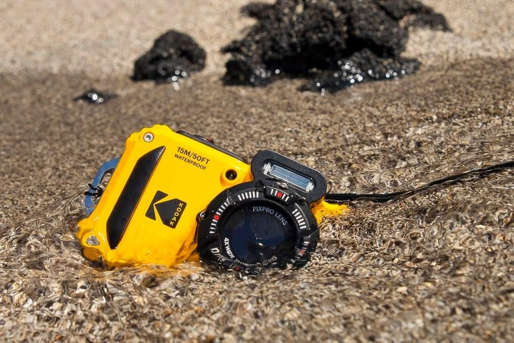 Rugged Waterproof Digital Camera 16MP 4X Zoom Full HD 2.7" LCD