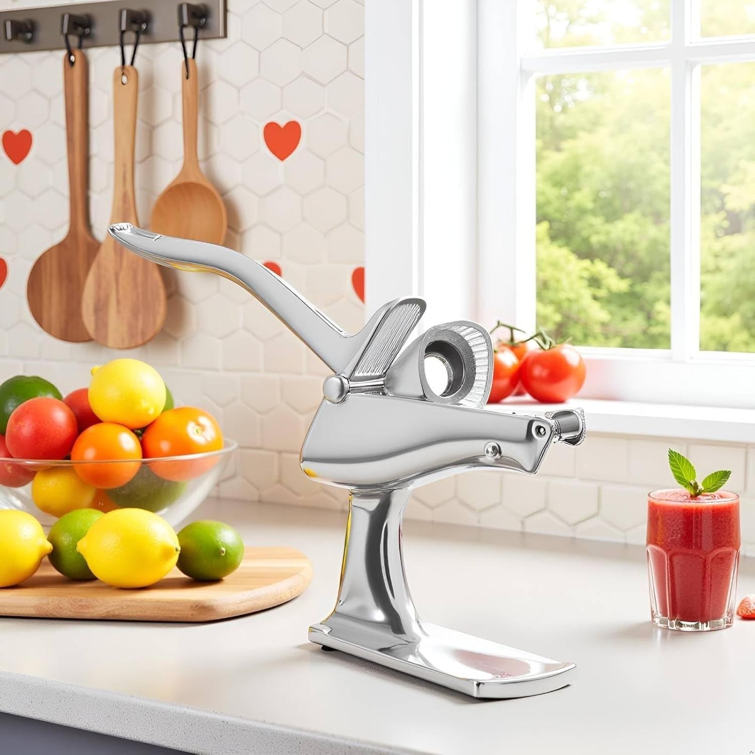 Manual Citrus Juicer Hand Press Aluminum Lemon Orange Lime Squeezer