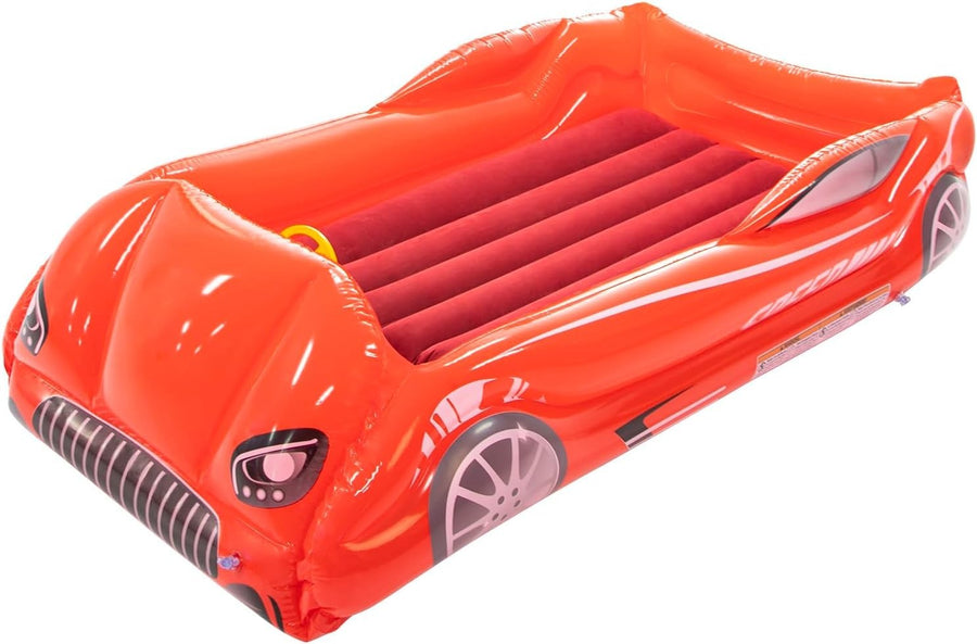 Toddler Inflatable Travel Bed with Safety Sides Kids Air Mattress Cot