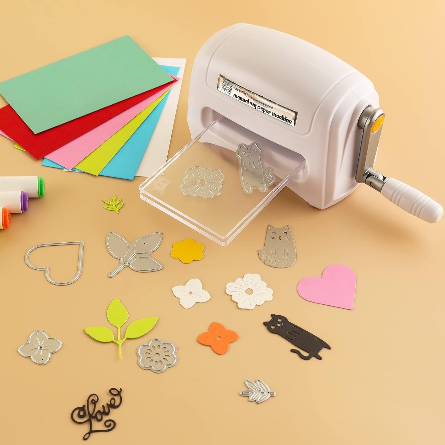 Mini Die Cutting Machine Manual Embossing Paper Card Scrapbooking Crafts