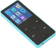 Bluetooth 5.0 MP3 MP4 Player 1.8" Touch 8GB HiFi Blue