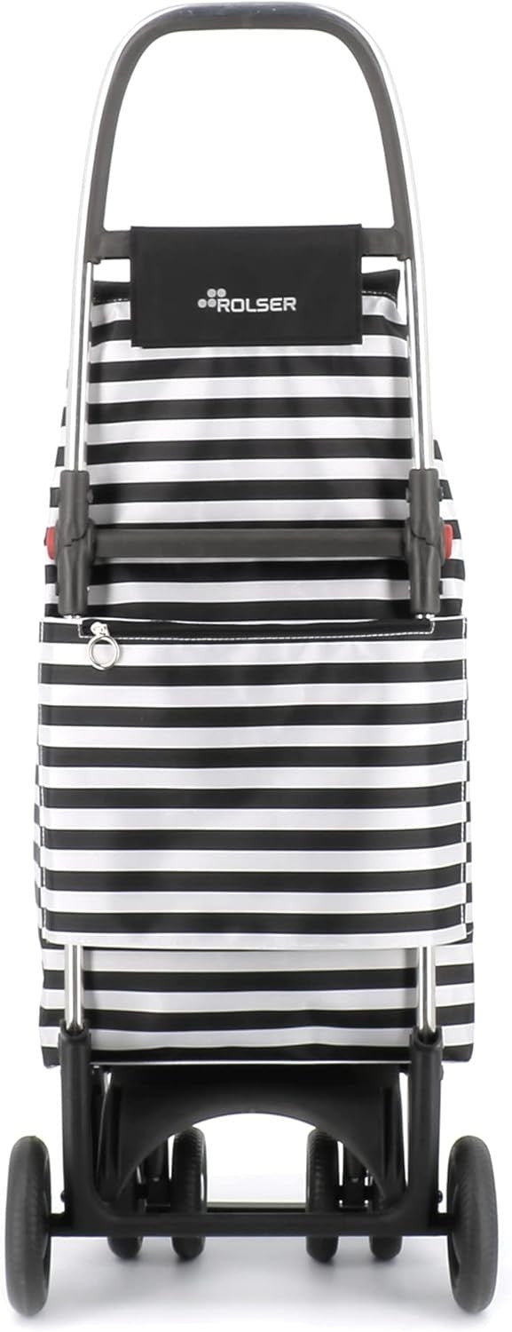 4 Wheel Swivel Folding Shopping Trolley Lightweight Aluminium Large Bag