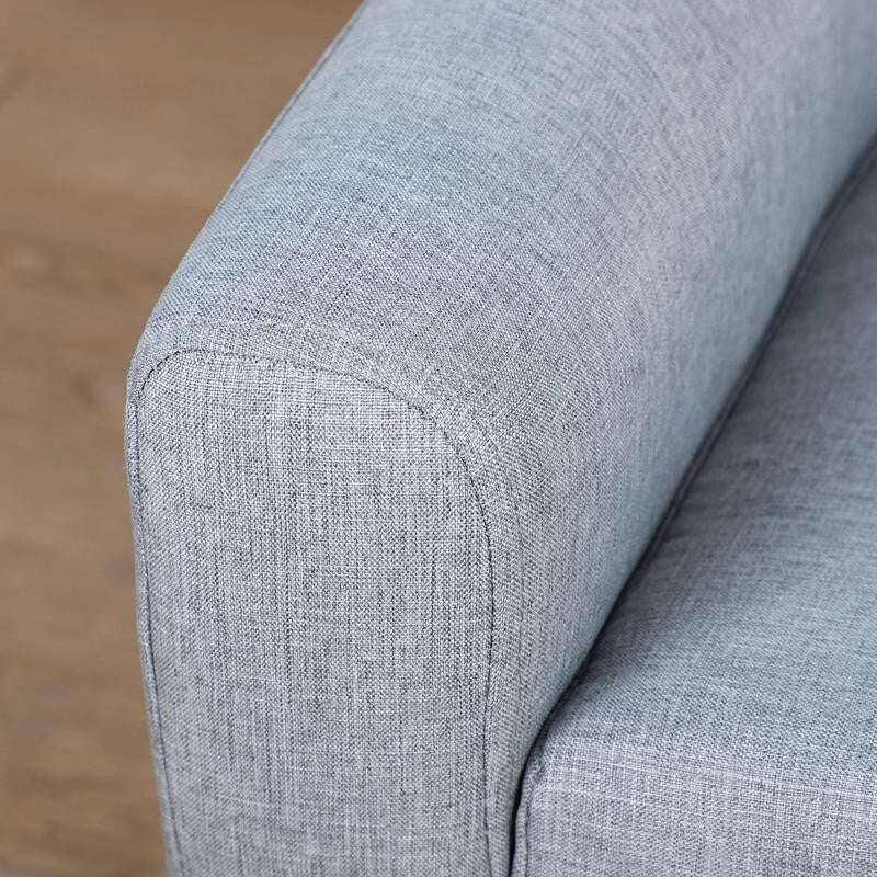 Kids 2 Seater Mini Sofa Chair for Bedroom Playroom | Padded Armrest Couch