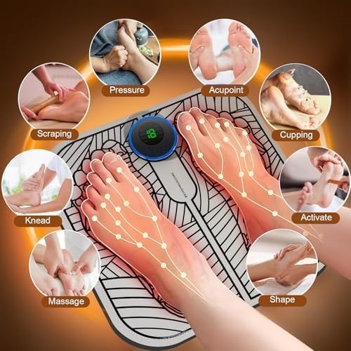 EMS Foot Massager Machine | Electric Foot Spa for Pain Relief & Circulation
