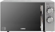 20L Microwave 800W Manual 5 Power Levels 30 Min Timer Silver