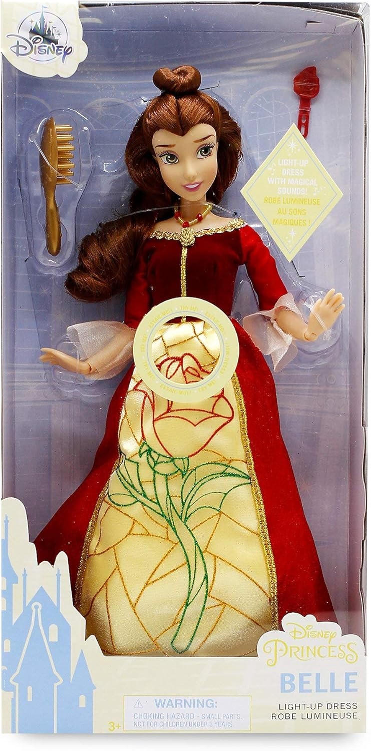 Light Up Fashion Doll 11in Satin Gown Sound Effects Premium Toy