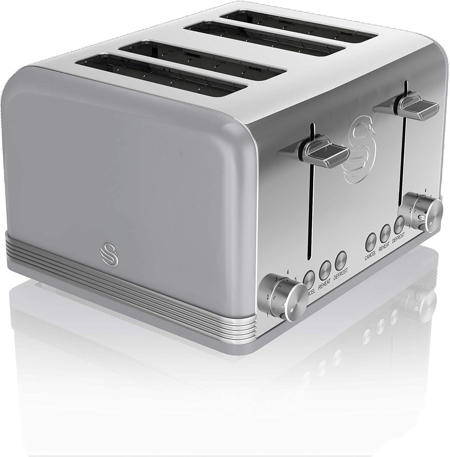 3-Piece Kitchen Appliance Set: 20L Microwave, 1.5L Kettle & 4-Slice Toaster