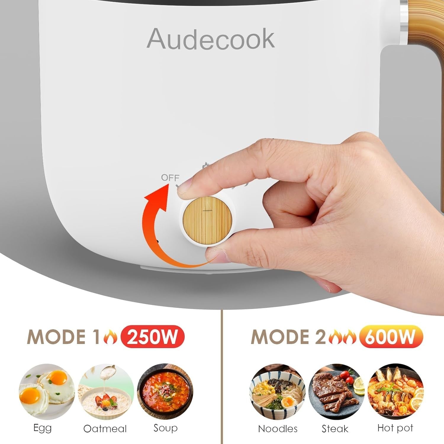 Electric 1.5L Mini Hot Pot with Steamer | Non-Stick Cooker for Soup & Ramen