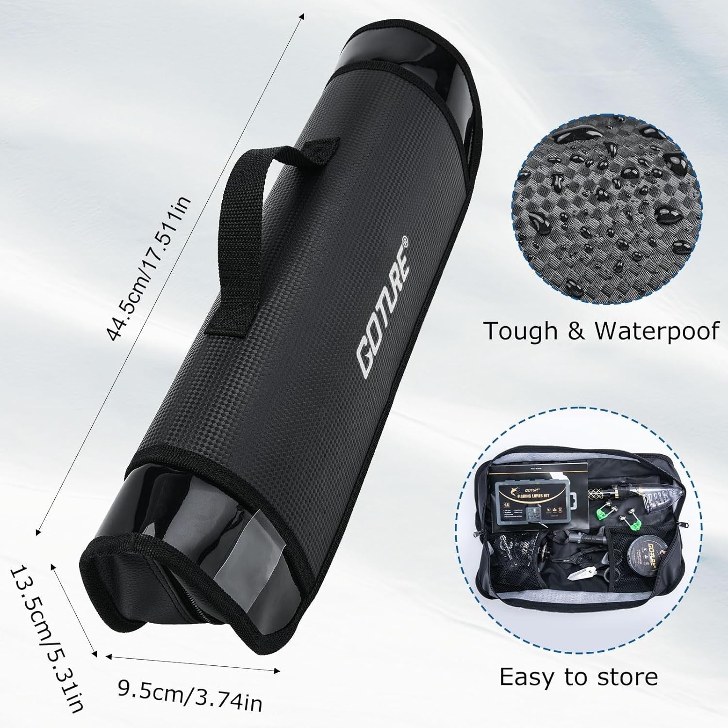 Goture Telescopic Fishing Rod & Reel Set – 1.8M-2.7M, Spinning Combo Kit