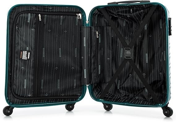 Lightweight Cabin Suitcase 4 Wheel Carry On Luggage With Lock