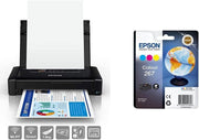 White 4x6 Instant Photo Printer Wireless Portable Studio Bundle WiFi