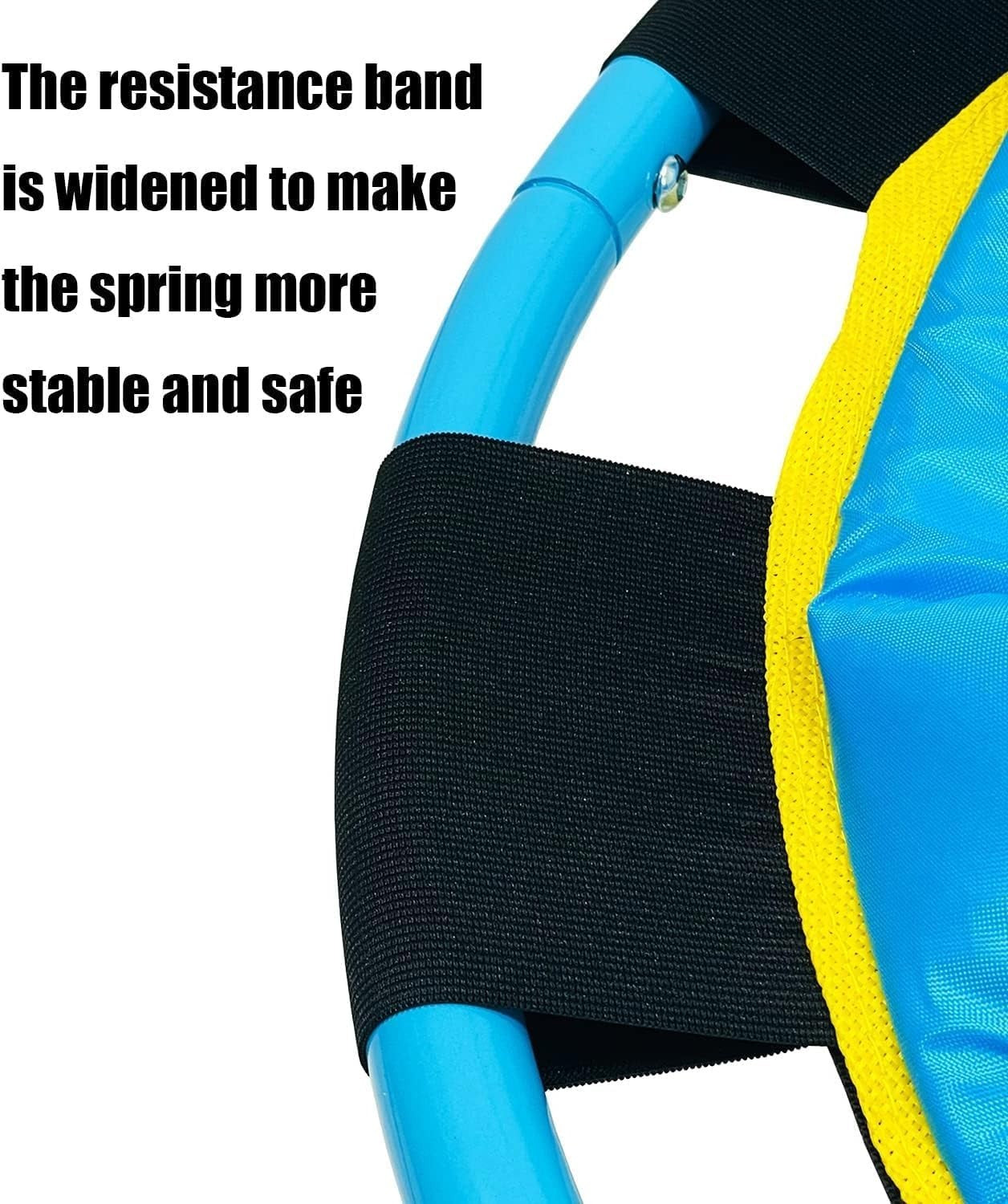 Mini Trampoline for Kids Toddler Indoor Bounce Play Safety Handle 65cm