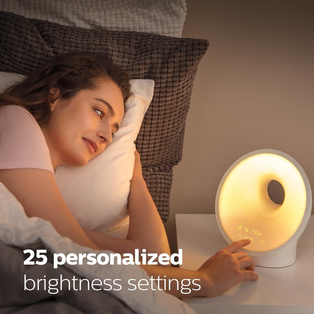 Sunrise Wake Up Light Alarm Clock Sleep Aid Sunset Sounds Night Lamp