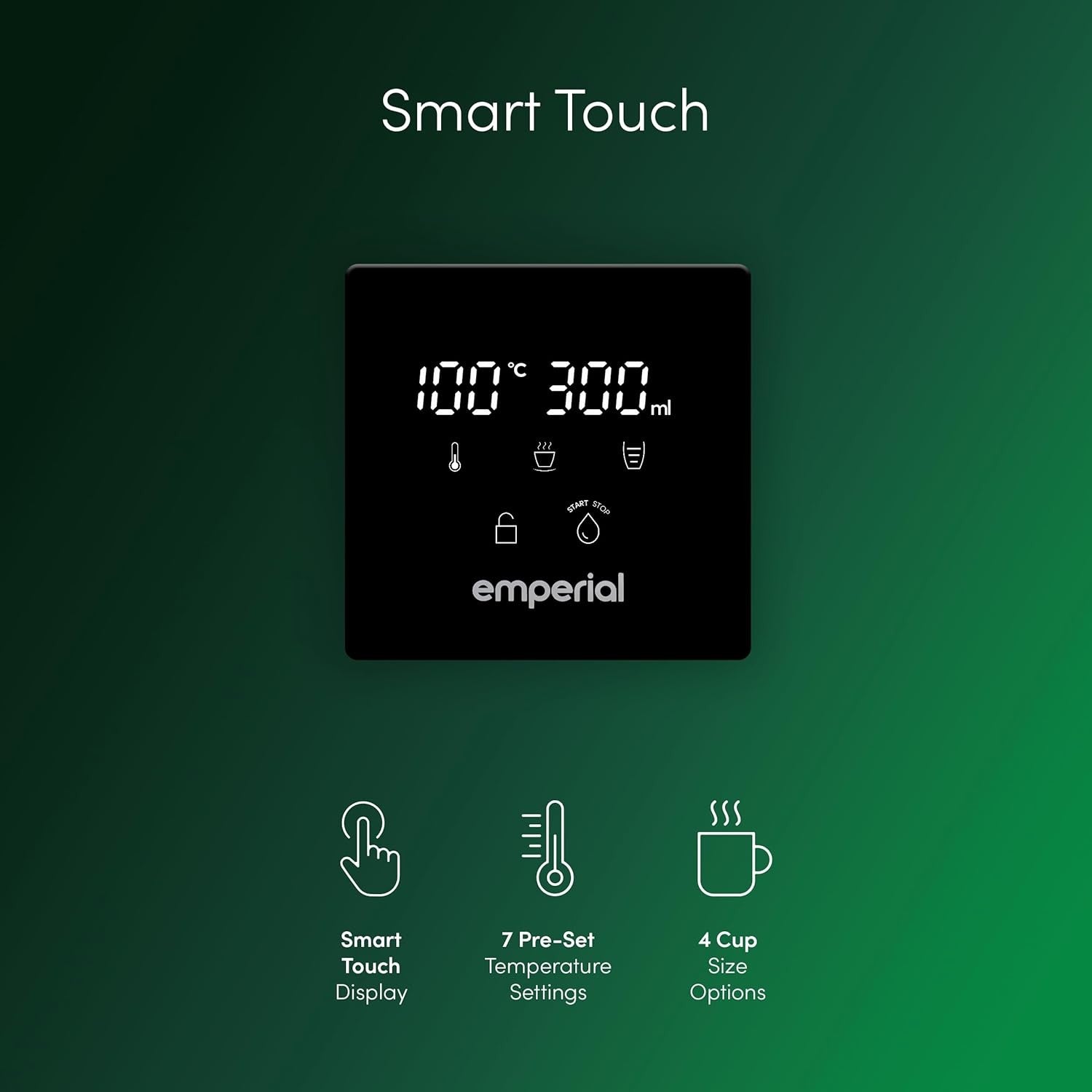 Instant Hot Water Dispenser 2.5L | 2.6kW Fast Boil Touch Presets