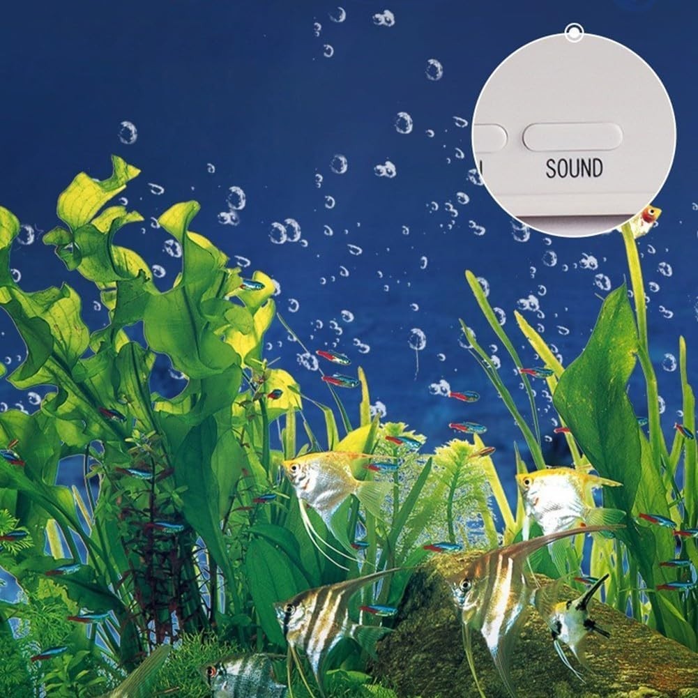 Compact LED Fish Tank Aquarium with Desk Lamp, Alarm Clock & Calendar