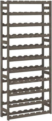 Large Wooden Wine Rack 77 Bottle Storage | Space-Saving Vertical Shelf for Home