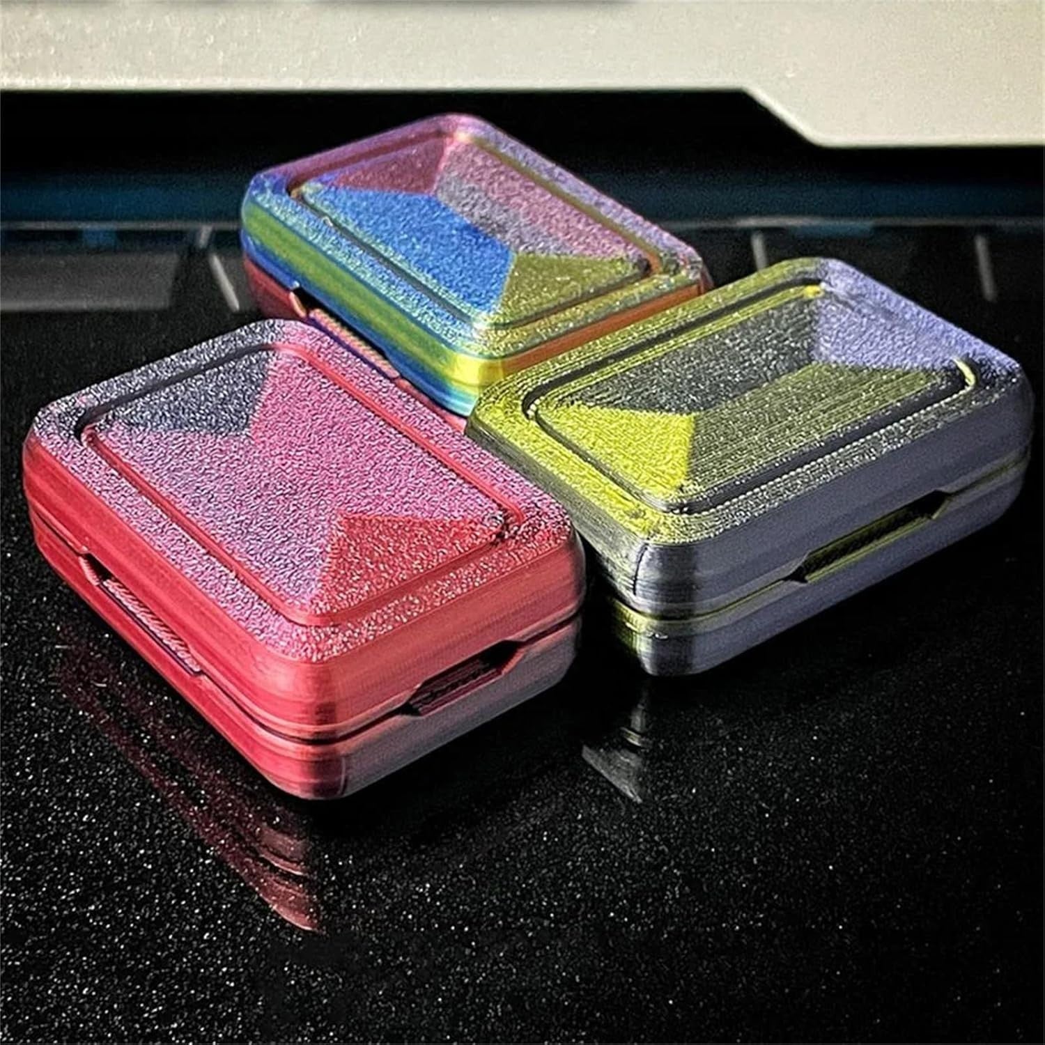 Magnetic Fidget Slider Gradient Push Toy Stress Relief EDC