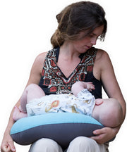 Luxury Breastfeeding Nursing Pillow 100% Cotton Washable Maternity Support