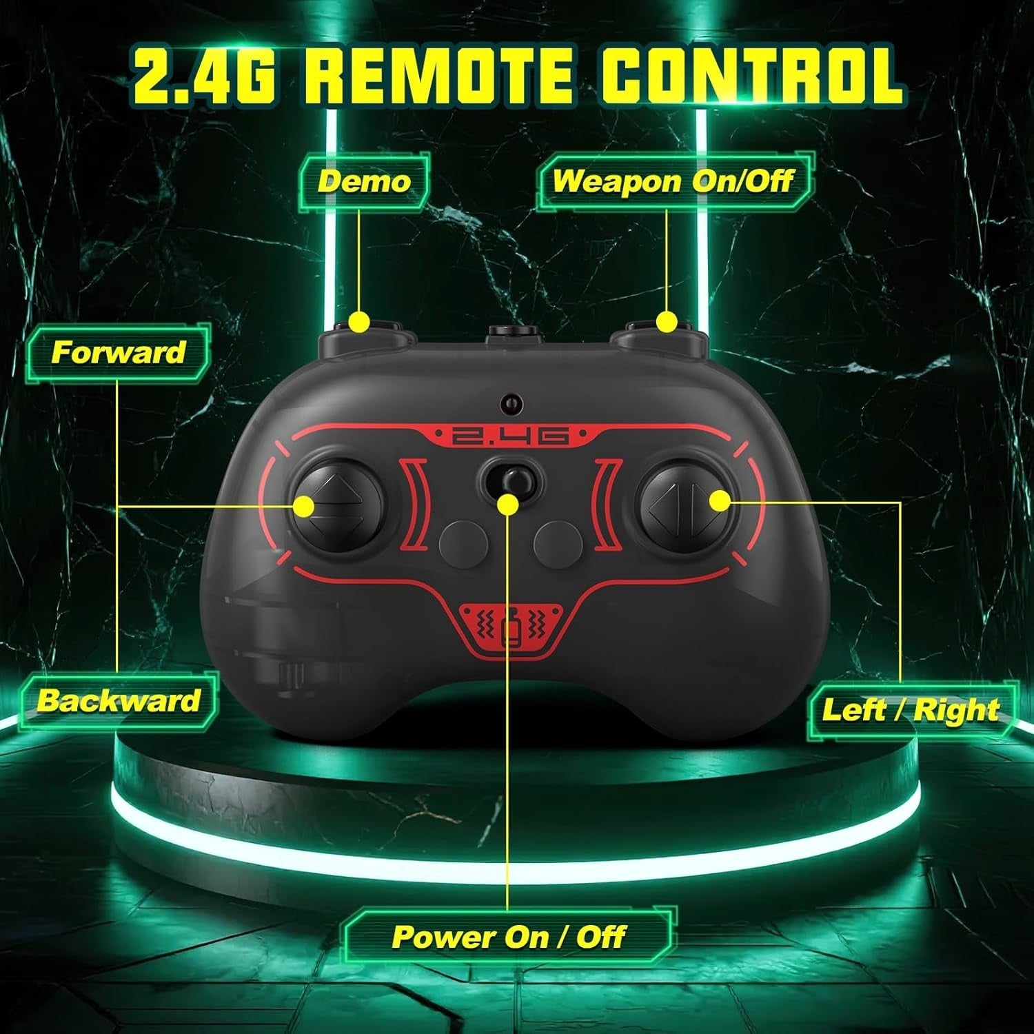 RC Battle Robots 2-Pack with 360° Spin & Vibrating Controllers for Kids