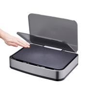 75L Recycling Bin Replacement Sensor Lid Battery Powered Silver
