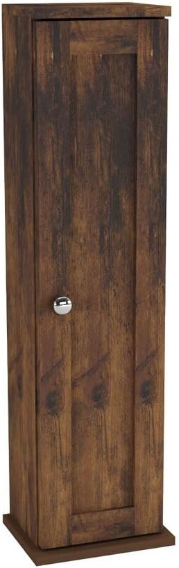 Rustic Brown 3 Piece Bathroom Set – Under Sink Cabinet, Mirror & Toilet Unit