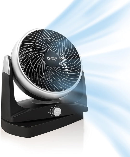 8" Oscillating Desk Fan – 180° Tilt 3-Speed Quiet Air Circulator for Home Office