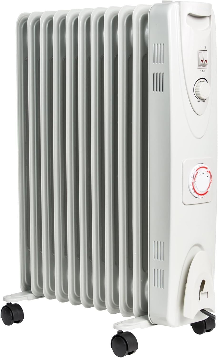 Portable 2500W Oil Heater Radiator | Adjustable Thermostat, Timer & Safe