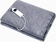 Electric Heated Throw Blanket 200x150cm Grey Fleece 6 Heat Auto Off