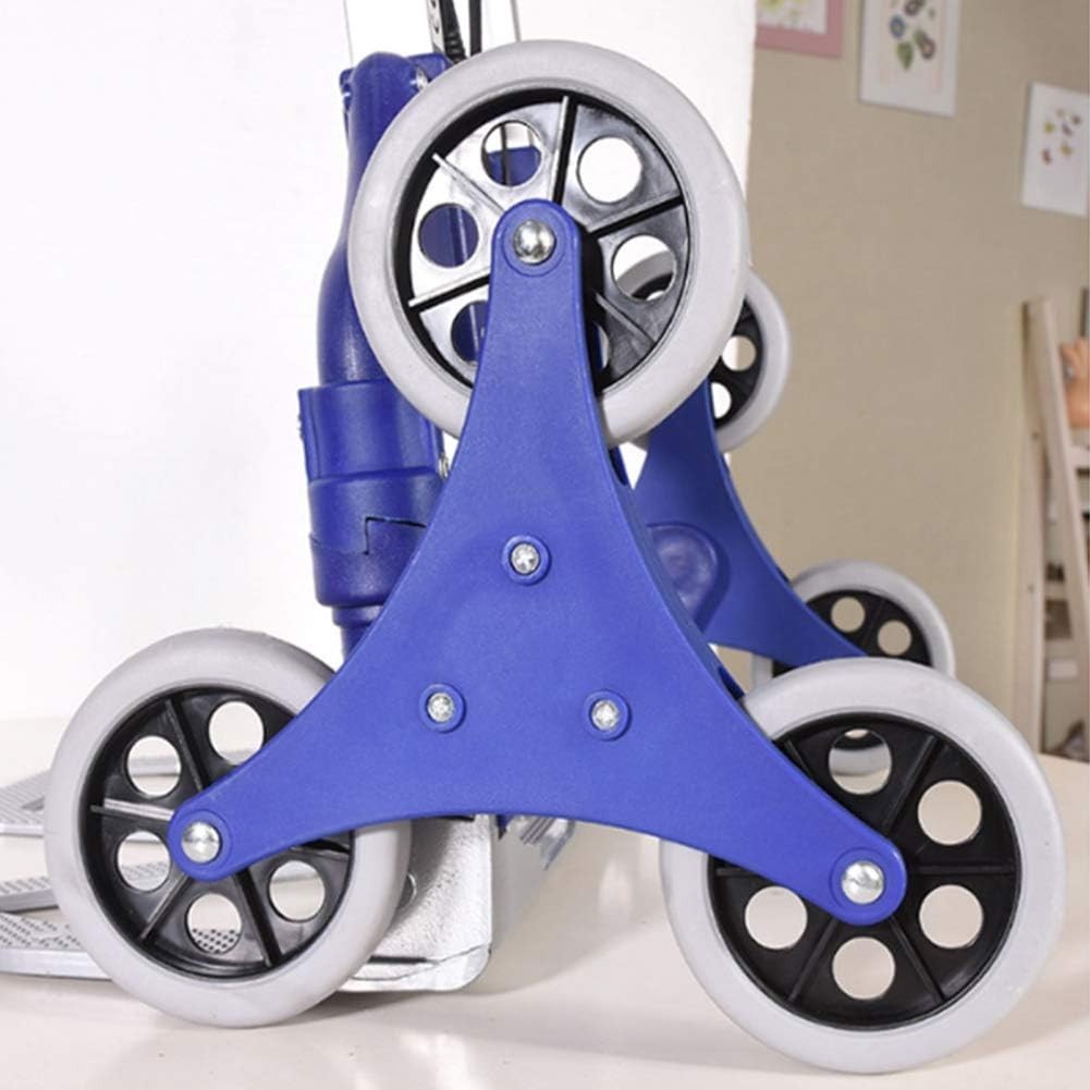 Aluminium Stair Climbing Hand Truck Folding 6 Wheel All Terrain Trolley