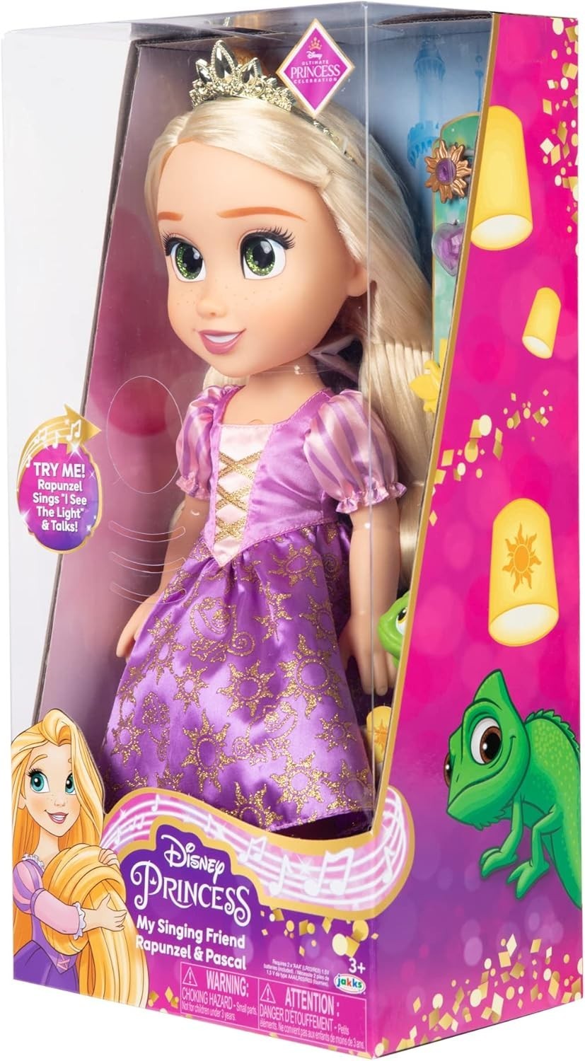 14in Singing Princess Doll Music Phrases Hair Styling Accessories Set