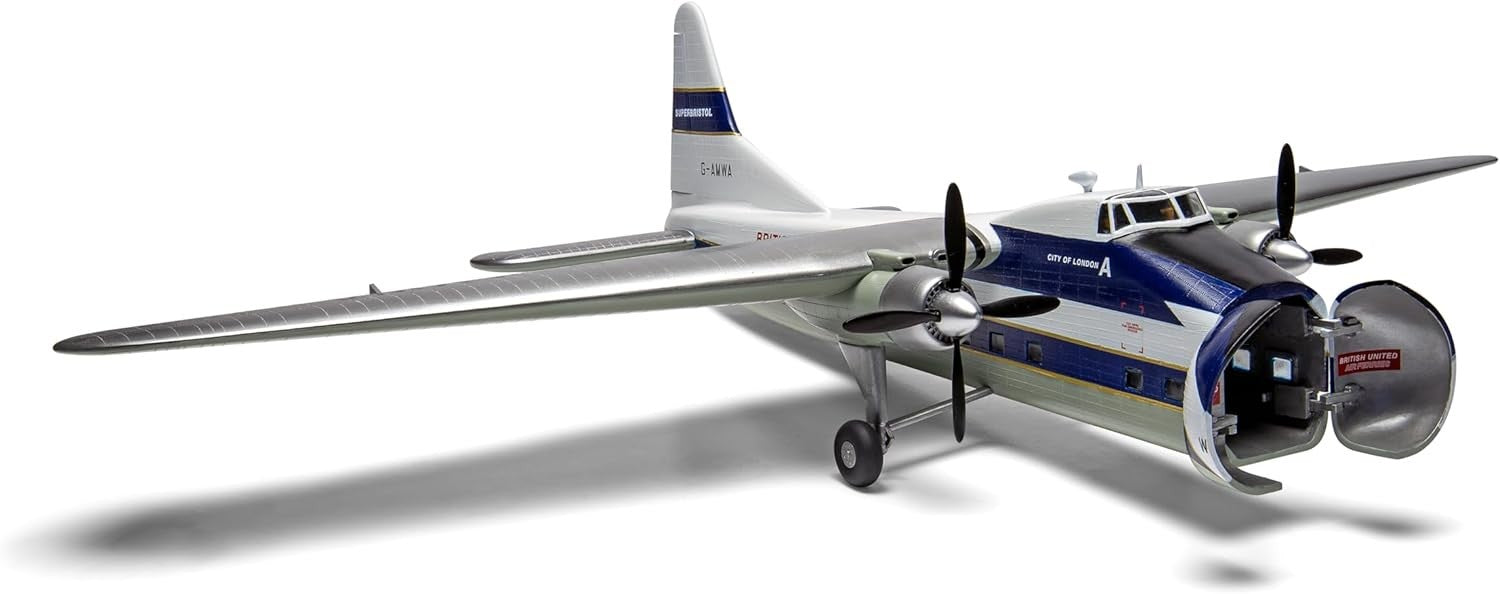 1:72 Scale Bristol Superfreighter Model Kit – Detailed Plastic Airplane Build