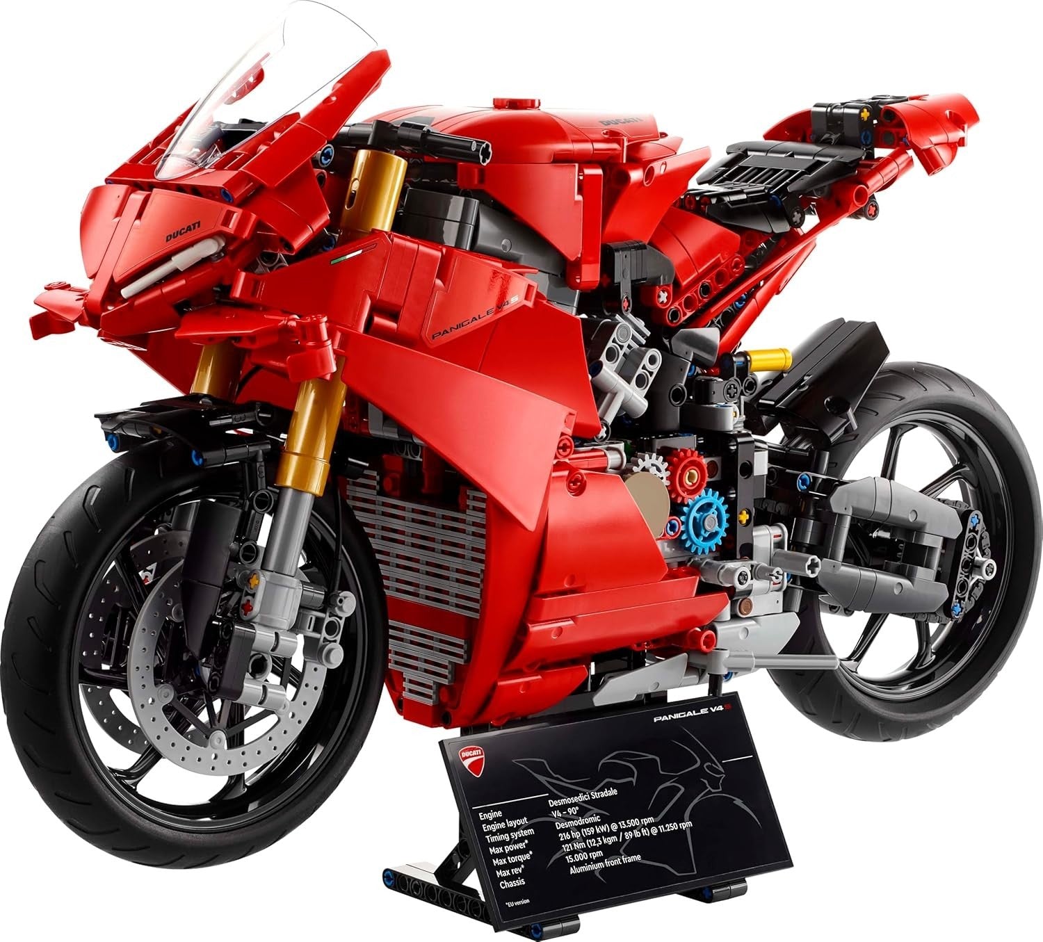 High-Performance Racing Motorcycle Model Kit | 3-Speed Gearbox & Digital Build