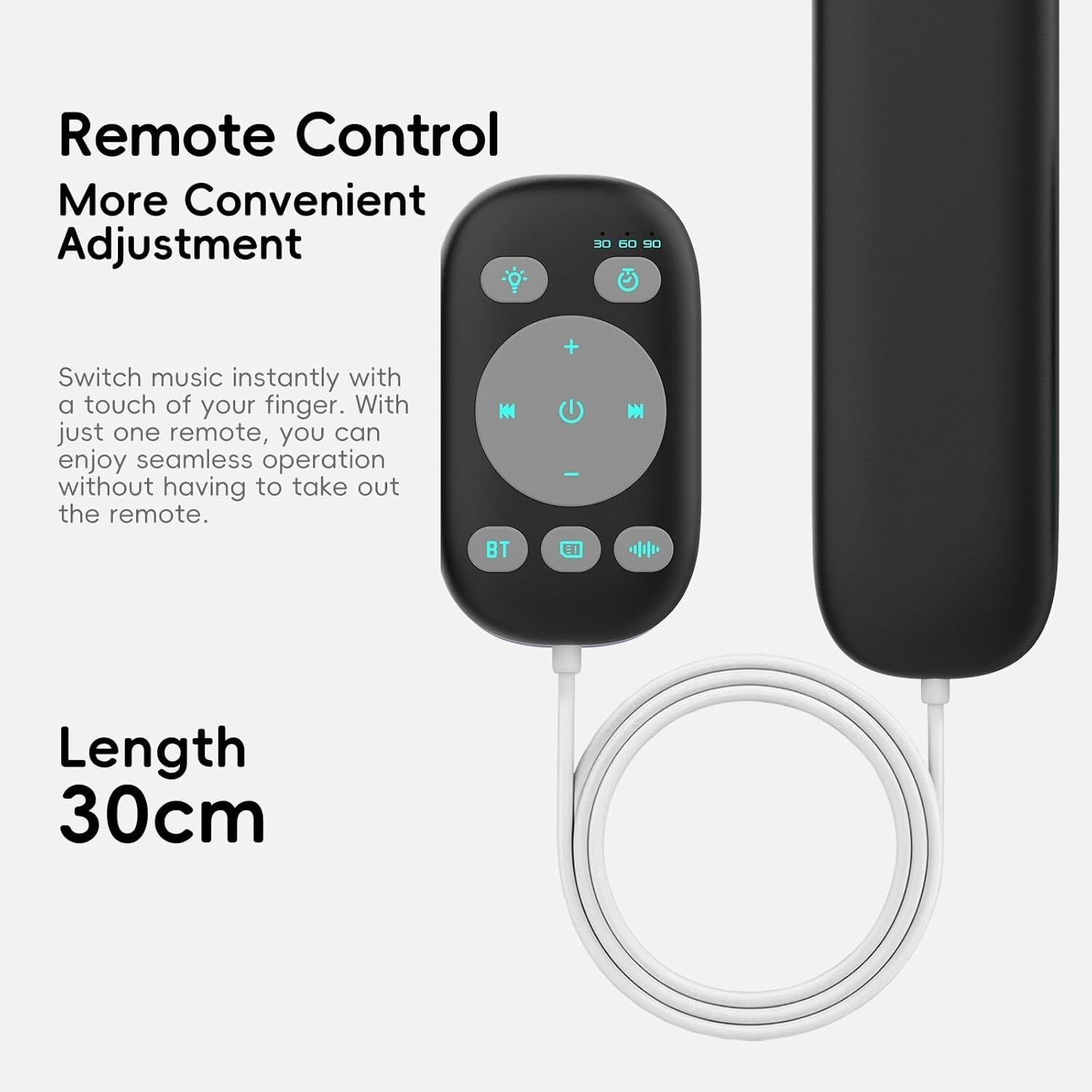 Bluetooth Bone Conduction Sleep Speaker with White Noise & Timer