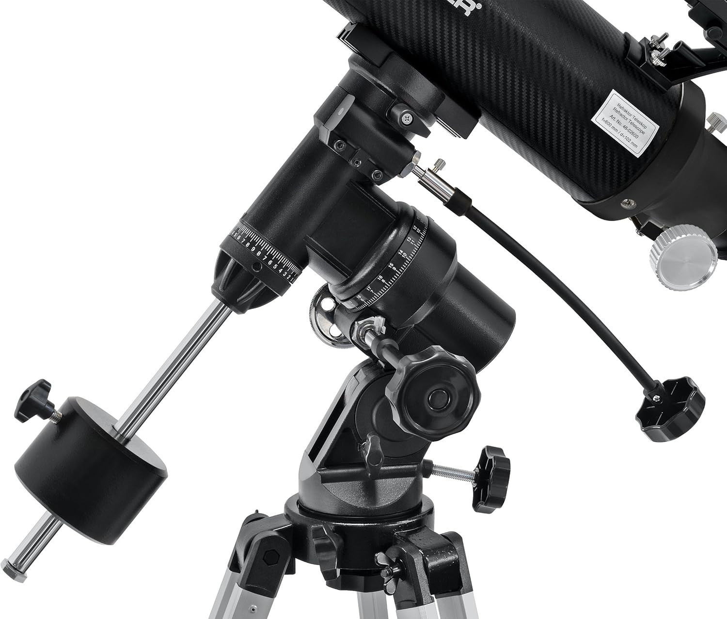 102mm f/6 Refractor Telescope with EQ3 Mount Tripod Wide Field Setup