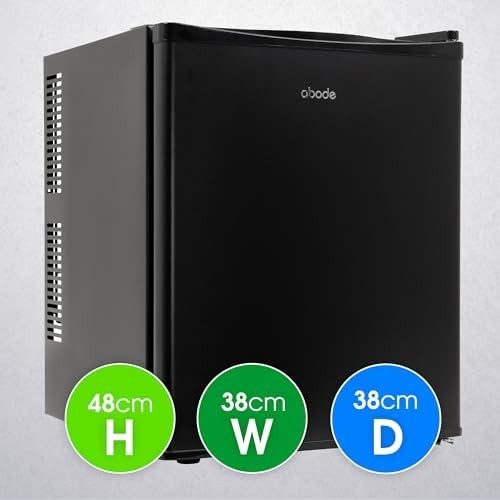 25L Mini Fridge Thermoelectric Quiet Portable for Bedroom Home Black