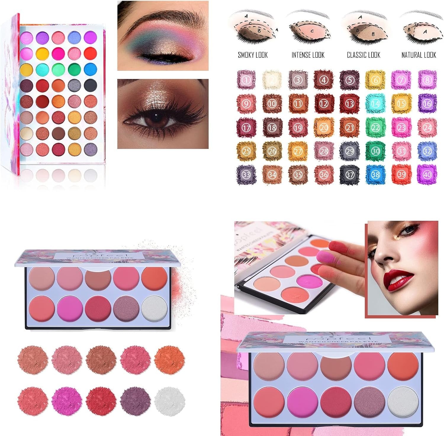 All In One Makeup Kit Full Set With Foundation Palette & Brushes