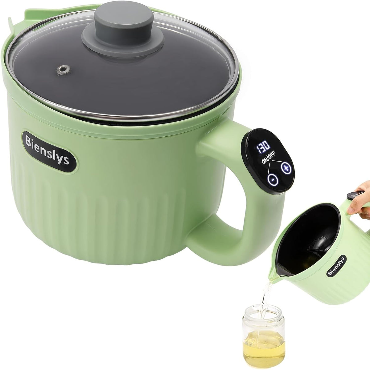 Digital Wax Melter Pot 1.5L Electric Candle Soap Wax Melting Heater