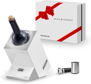 Electric Wine Chiller Single Bottle Silent Ice-Free Cooler 750ml Gift Set
