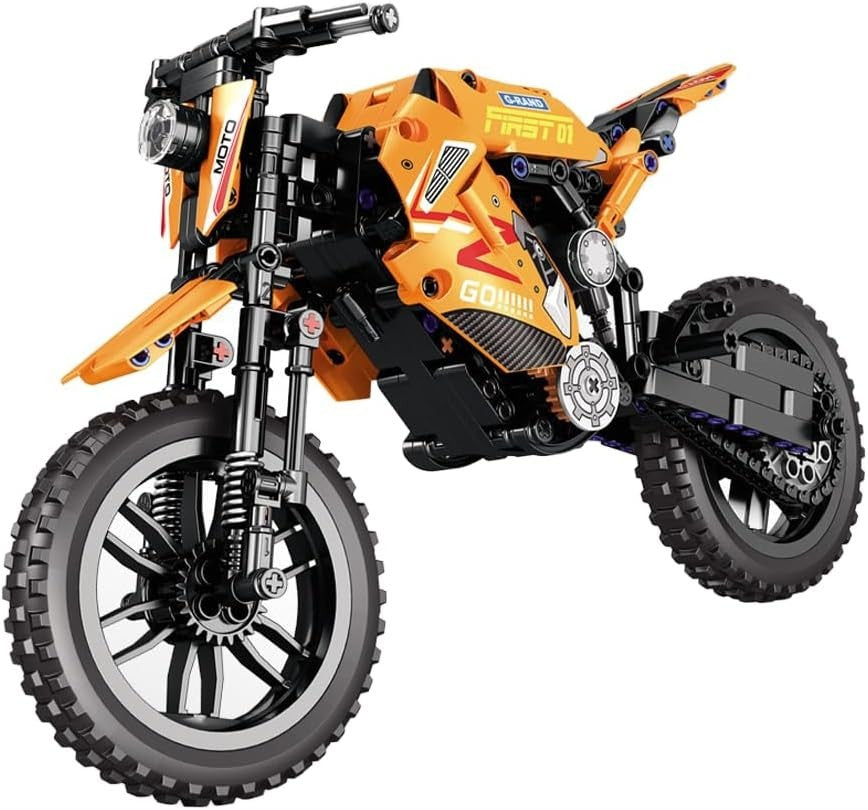 506 PCS Motorcycle Building Blocks Toy Kit - Realistic, Educational  Gift