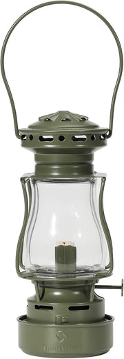 Olive Green Outdoor Oil Lantern Steel 110ml Kerosene Lamp