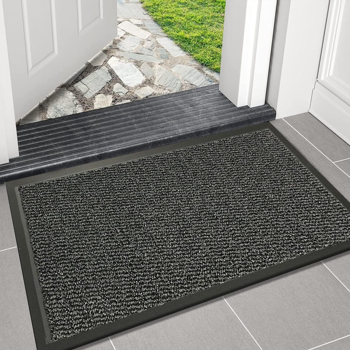 Small Waterproof Door Mat 40x60cm Non Slip Indoor Outdoor Entrance Floor Rug