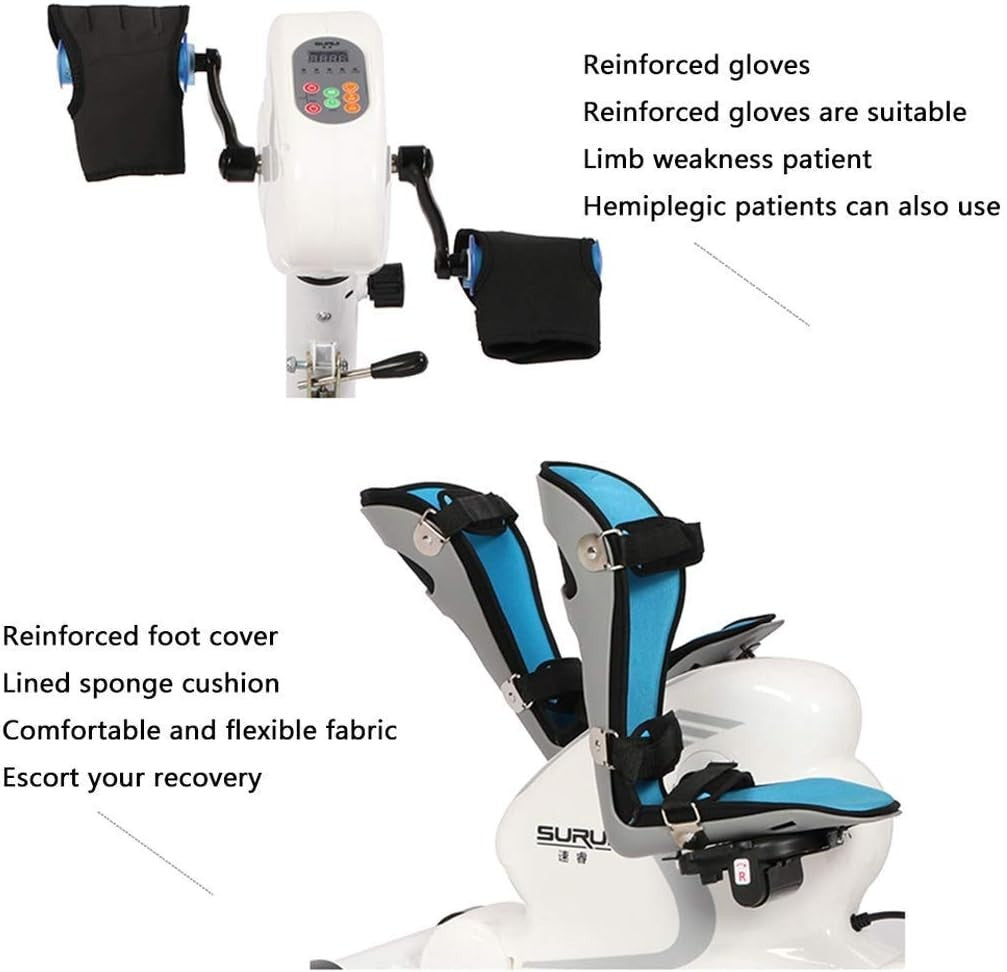 Electric Recumbent Exercise Bike Magnetic Rehab Machine Adjustable Resistance