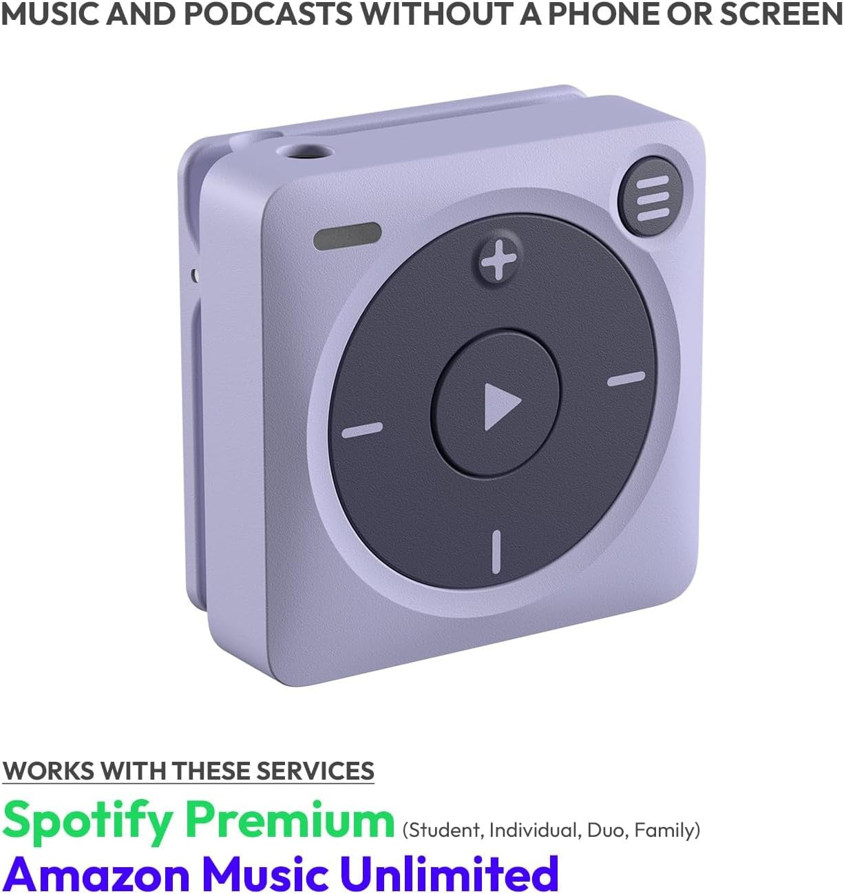 Mighty 3 Spotify Amazon Music Player Portable Screen-FreeOffline