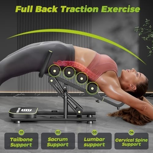 Mini Inversion Chair for Back Pain Relief  Foldable Spine & Neck Stretcher