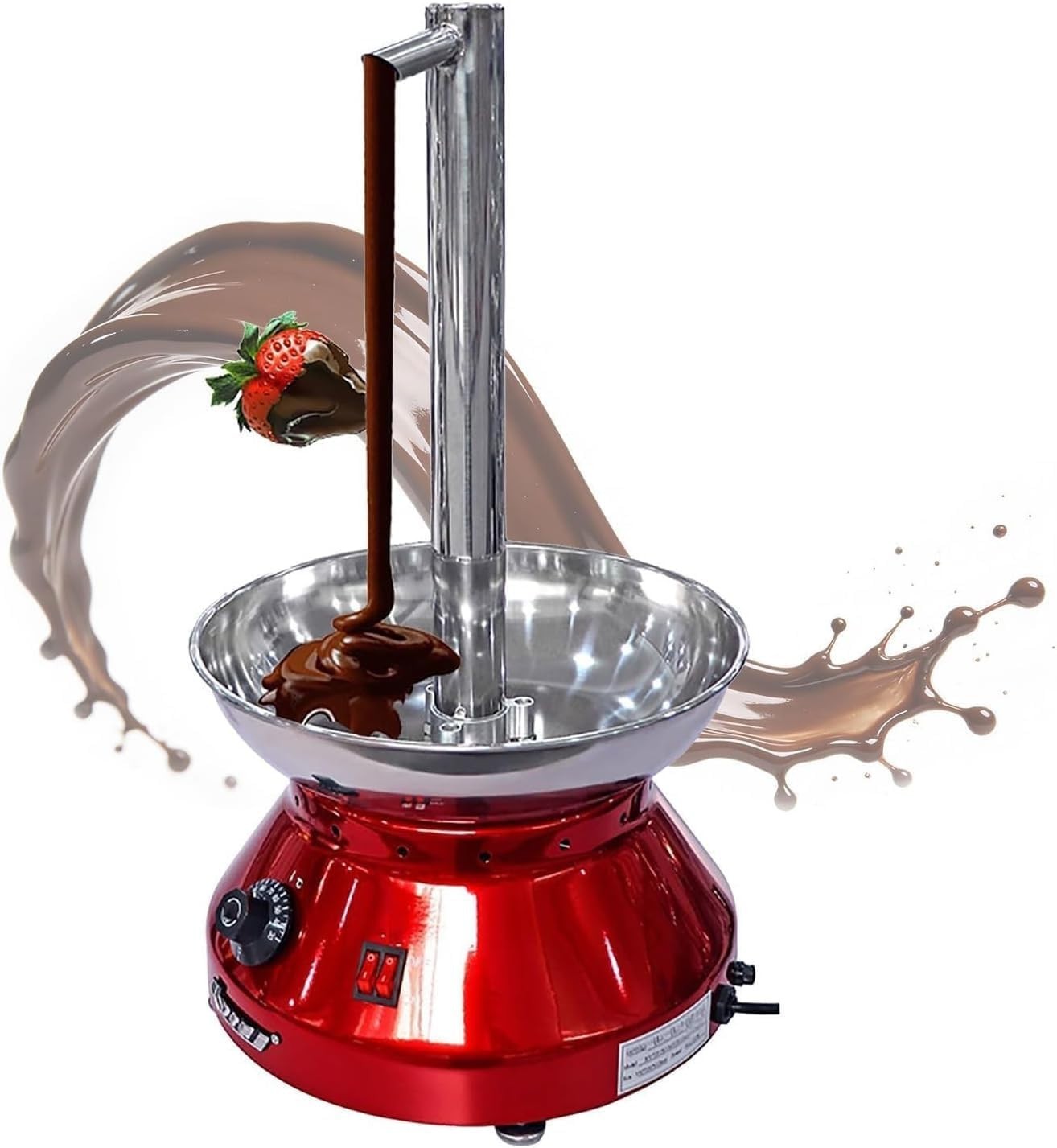 Commercial Chocolate Fountain Machine Adjustable Fondue Party Tower